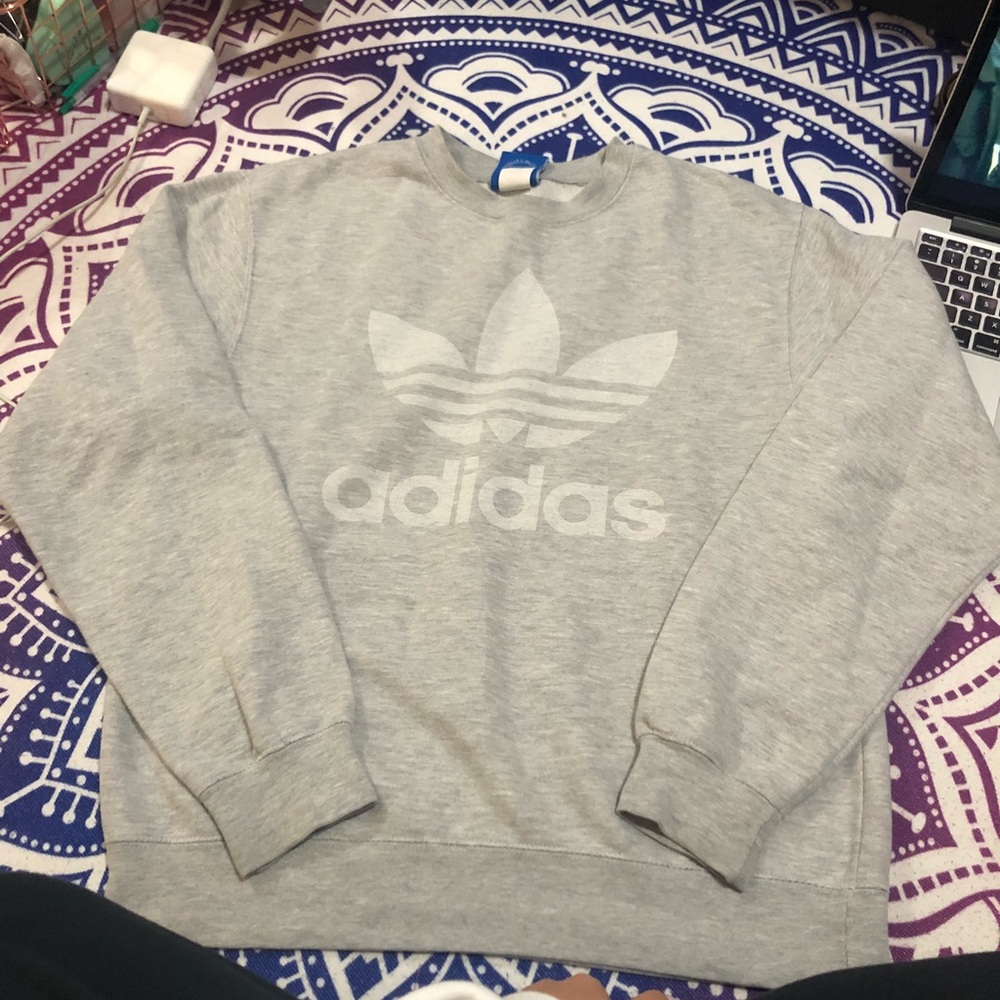 Adidas Gray sweatshirt